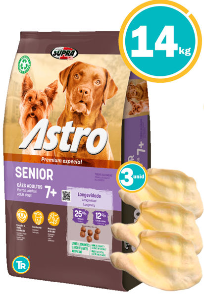 Imagen de ASTRO Senior 14kg + Orejas de vaca