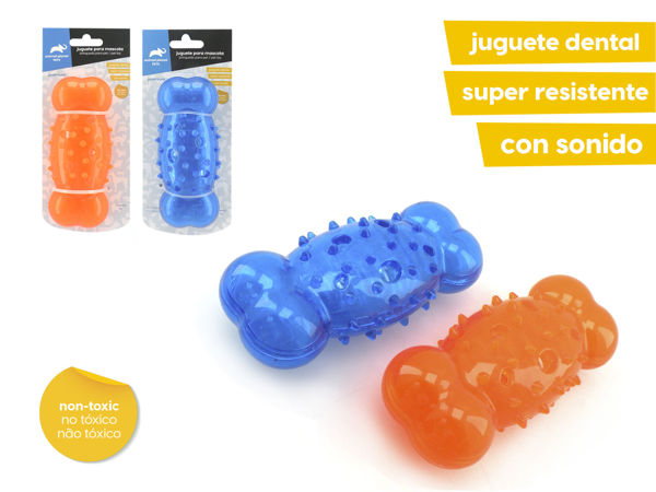 Imagen de JUGUETES DENTAL CON SONIDO PERRO 13.5X5.6X4 CM- FERPLAST