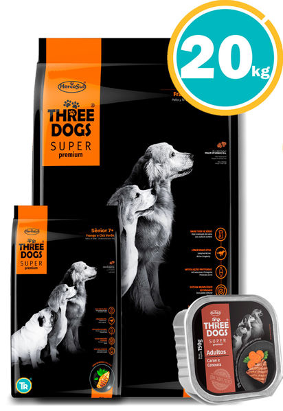 Imagen de ThreeDogs Super Premium Perro Senior 20kg (17+3 fracc)