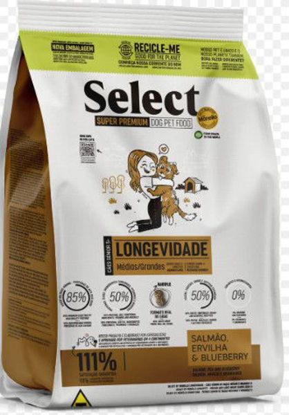 Imagen de SELECT PERRO SENIOR LONGEVIDAD RAZAS MINI Y PEQUEÑAS  7KG