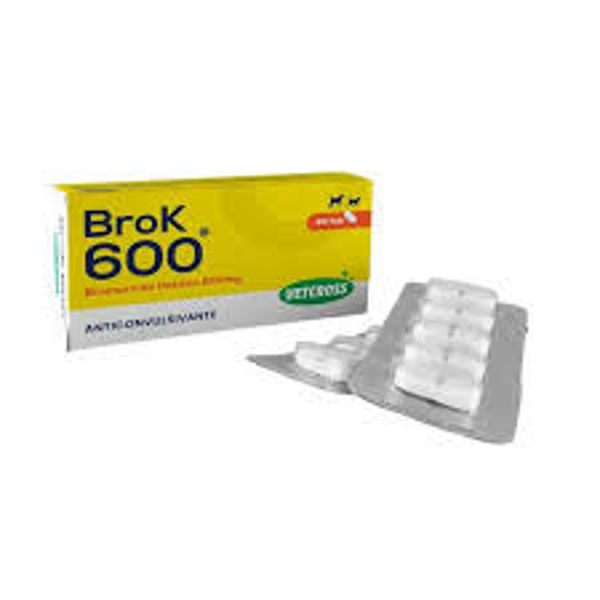 Imagen de ANTICONVULSIVANTE BROK 600 MG   30 COMP