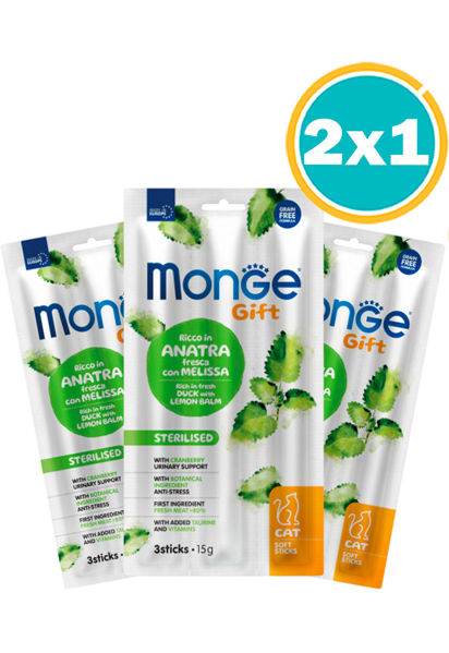 Imagen de MONGE GIFT GATO CASTRADO 15GR 2x1