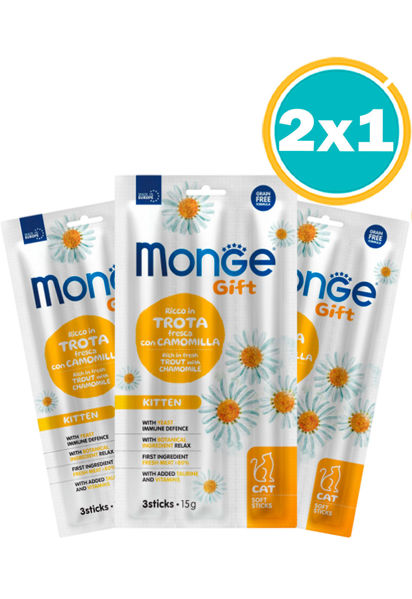 Imagen de MONGE GIFT GATO KITTEN 15GR 2x1