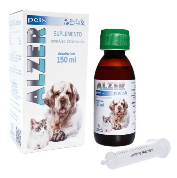 Imagen de Alzer Pets Solución Oral 150 mL (Suplemento para el Deterioro Cognitivo en Perros y Gatos )