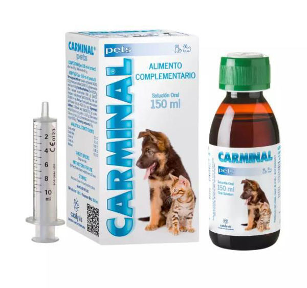 Imagen de Carminal Pets 150 mL Suspensión Oral (Apoyo Gástrico)