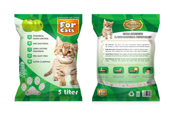 Imagen de SANITARIO FOR CATS 7.9KG (10L) AROMA MANZANA