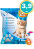 Imagen de Sanitario Bentonita Esfera FOR CATS 3.9KG (5L) Talco de bebé