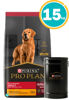 Imagen de PRO PLAN Adulto Medianos 15 Kg + Patas de pollo