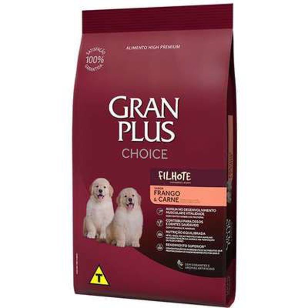 Imagen de GRAN PLUS CHOICE DOG CACHORRO 10.1KG (POLLO Y CARNE)