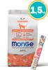 Imagen de MONGE Cat Monoprotein Adult Salmon 1.5 KG + Regalo a elección