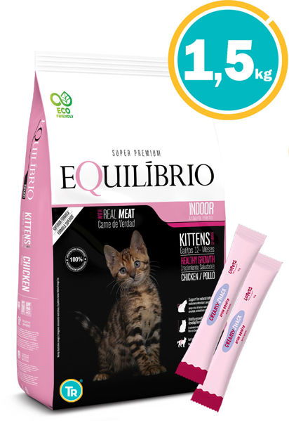 Imagen de EQUILIBRIO Gatito 1,5 kg +  Salsa