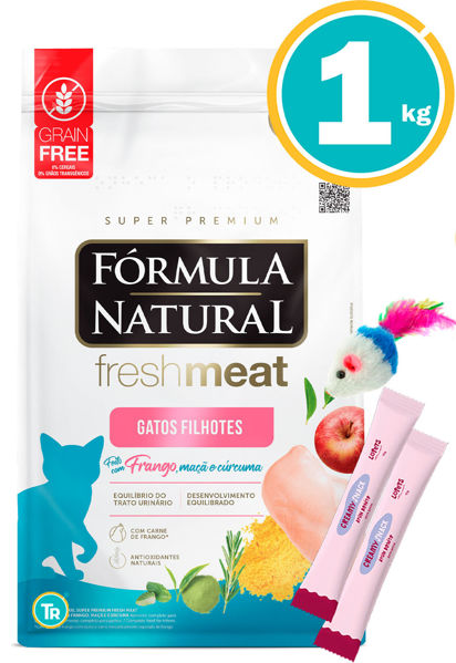 Imagen de FORMULA NATURAL FRESH MEAT GATITOS 1KG + RATÓN