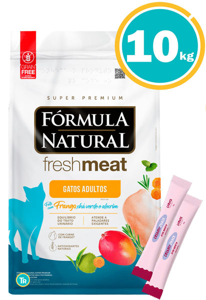 Imagen de Formula Natural Fresh Meat Gato Adulto 10KG + Salsa