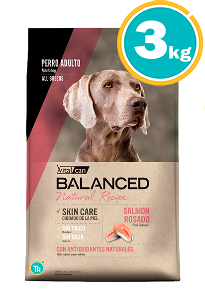 Imagen de BALANCED NATURAL RECIPE DOG SALMON 3KG