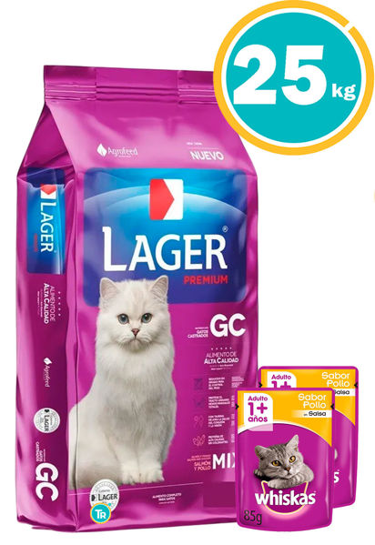 Imagen de LAGER Gato Castrado 25kg + Regalo