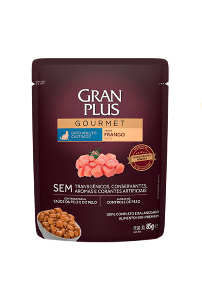 Imagen de Salsa GRAN PLUS Gato castrado POLLO 85gr
