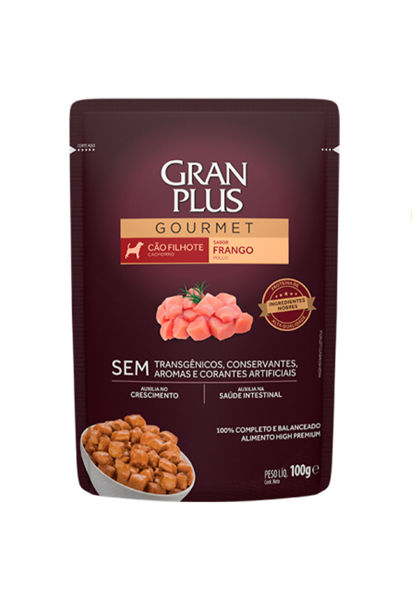 Imagen de Salsa GRAN PLUS Perro Cachorro POLLO 100gr