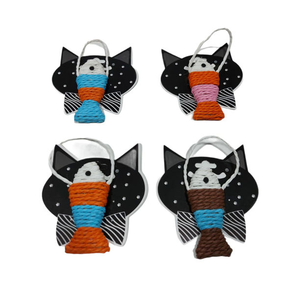 Imagen de JUGUETE GATO PESCADO SISAL (KP-177)