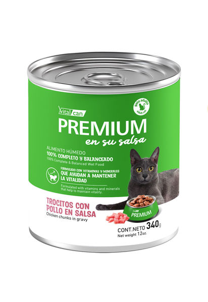 Imagen de Salsa Premium en su salsa Gato Adulto POLLO - 340G