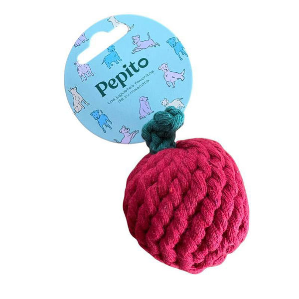 Imagen de JUGUETE MANZANA CUERDA DE ALGODON  - PEPITO