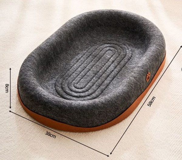 Imagen de RASCADOR CAMA OVALADO NEGRO - TR278