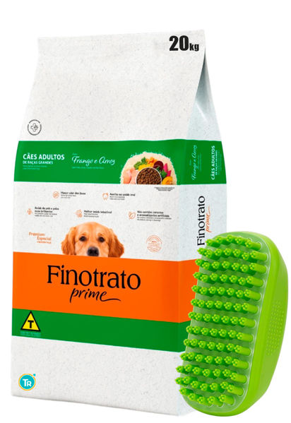 Imagen de FINOTRATO PRIME PERRO ADULTO POLLO 20KG + Cepillo silicona