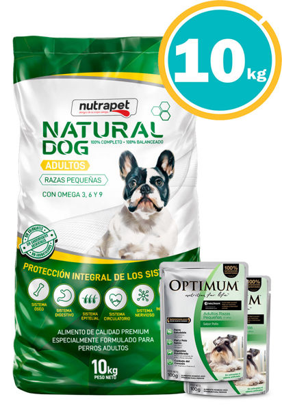 Imagen de NATURAL DOG ADULTO RAZAS PEQUEÑAS 10kg + Salsa