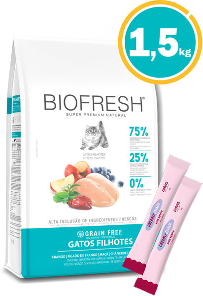 Imagen de BIOFRESH Gatitos Kitten Pollo 1,5 kg + Salsitas