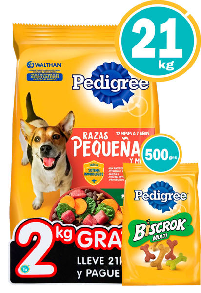 Imagen de PEDIGREE  Perros Adultos Razas Pequeñas 21 kg