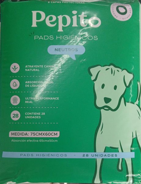 Imagen de TAPETE PEPITO 75*60CM X 28 UNIDADES