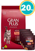 Imagen de GRAN PLUS Choice Alimento Adulto 20kg KIT (Pollo Y Carne)