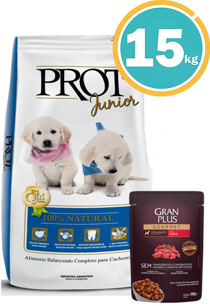 Imagen de PROT 27 Perro Cachorros 15kg + Salsa gran plus