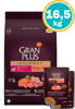 Imagen de Gran Plus GOURMET Adulto raza Peq/Mini 15+1.5KG (Salmón y pollo) + Salsas