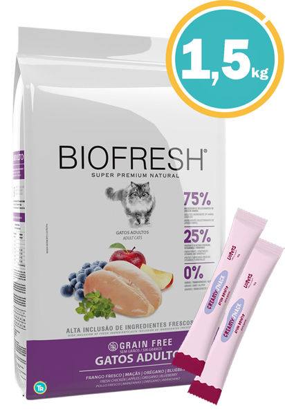 Imagen de BIOFRESH Gato Adulto 1,5 Kg + Snacks