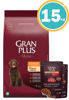 Imagen de GRAN PLUS Perro Senior 15kg Pollo y Arroz + Salsas