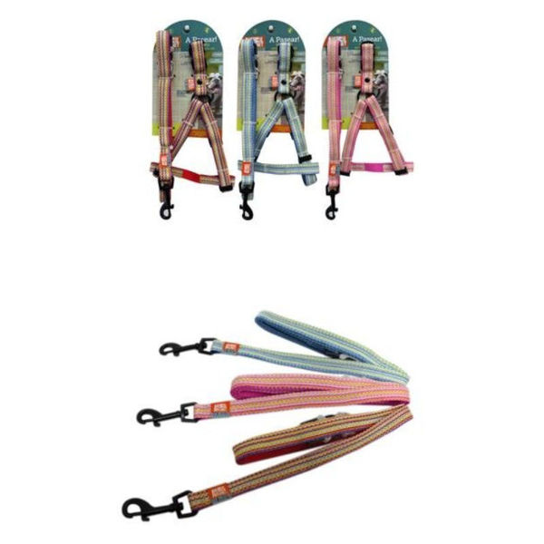 Imagen de ARNES + CORREA P/MASCOTAS (S) 1.5cm-35-60cm - 5/8X5'