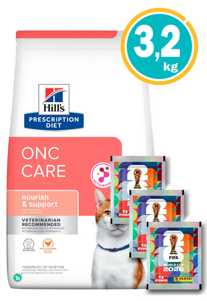 Imagen de HILLS Feline Onc Care 3.2kg + Figuritas