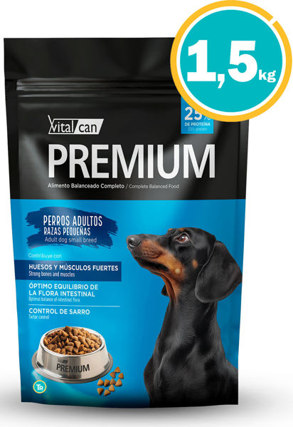 Imagen de Vitalcan PREMIUM perro adulto raza pequeña 1.5kg