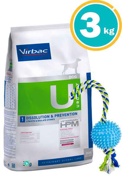 Imagen de HPM Virbac Perro Urology Disolución y Prevención 3kg + Juguete