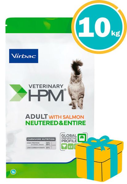 Imagen de HPM Virbac Gato Castrado con Salmón 10 kg