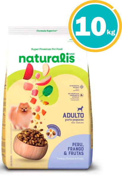 Imagen de NATURALIS Perro Adulto raza Pequeña Pavo, Pollo y Frutas 10,1