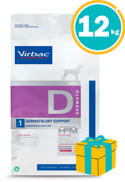 Imagen de Alimento HPM Virbac Dog Dermatology 12kg