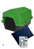 Imagen de CASILLA  PLASTICO BRASIL  N ° 5 ALVORADA VERDE + Colchoneta+ salsas