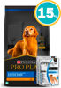 Imagen de PRO PLAN Perros Senior Active Mind Razas Medianas y Grandes 15kg + 2 Salsas optimum sachet (6805 x2 )