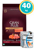 Imagen de GRAN PLUS Alimento Adulto Gourmet Med/Gra 40kg Salmón y Pollo
