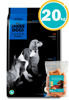 Imagen de ThreeDogs Super Premium CACHORRO 20kg (17+3 fraccionado) + Galleta Granplus