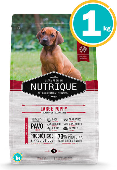 Imagen de Nutrique perro cachorro raza grande 1 kg