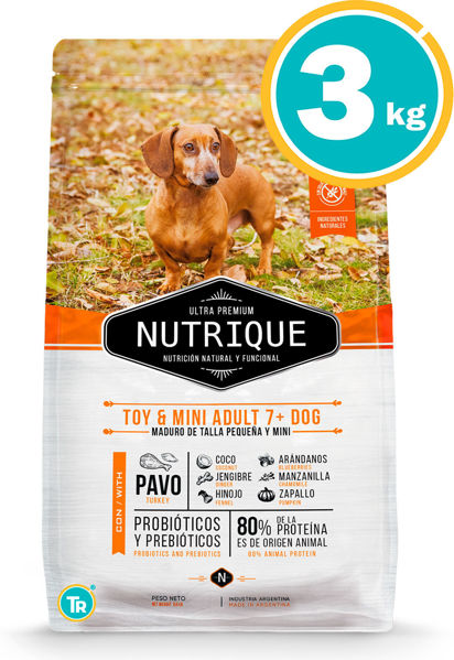 Imagen de Nutrique perro senior raza pequeña 3 kg