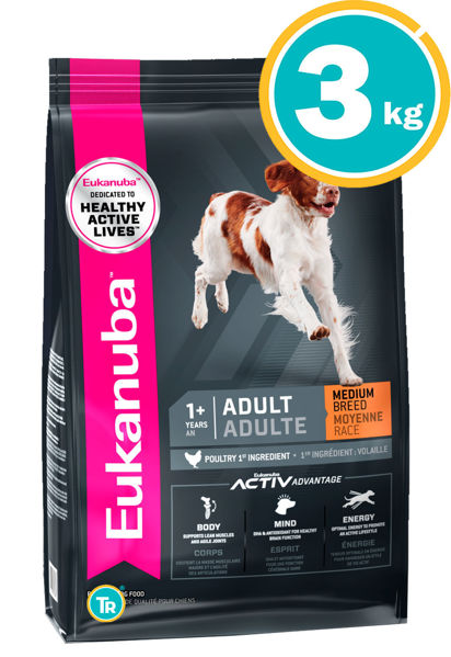 Imagen de EUKANUBA Perro Adulto Razas Medianas 3 Kg