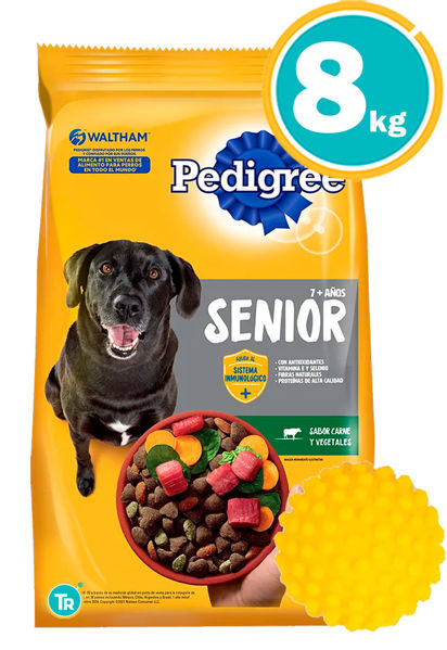 Imagen de PEDIGREE Senior Adultos Mayores 8kg + Patas de pollo